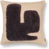 Ferm Living Lay Kussen Sand/Donkerbruin l. 50 x b. 50 cm. online kopen