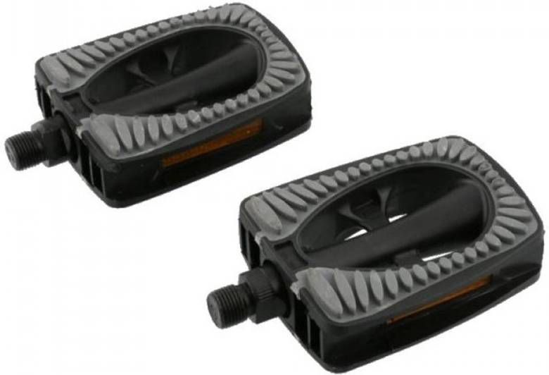Simson pedalen set Metropool Comfort 9/16 inch grijs/zwart online kopen