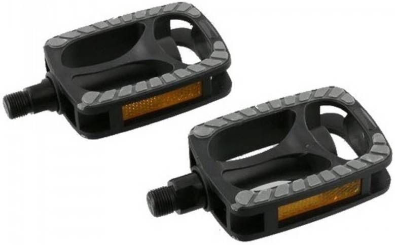 Simson pedalen set Metropool De Luxe 9/16 inch grijs/zwart online kopen