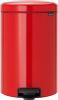 Brabantia Newicon Pedaalemmer 20 Liter Met Kunststof Binnenemmer Passion Red online kopen