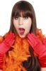 Merkloos Oranje Brandveilige Verkleed Veren Boa180 Cm Verkleedattributen online kopen