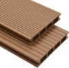 VIDAXL Terrasplanken HKC met accessoires 25 m&#xB2, 4 m teak online kopen