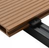 VIDAXL Terrasplanken HKC met accessoires 25 m&#xB2, 4 m teak online kopen