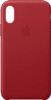 Apple iPhone Xs Leather Back Cover RED online kopen