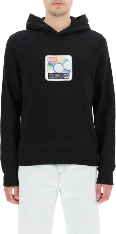 Diesel S Ginn Hood E6 hoodie met logoprint online kopen