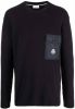 Moncler Chest Flap Pocket Sweatshirt , Blauw, Heren online kopen
