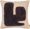 Ferm Living Lay Kussen Sand/Donkerbruin l. 50 x b. 50 cm. online kopen