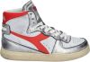 Diadora Heritage Mi Basket Metal White Red Silver Sneakers online kopen