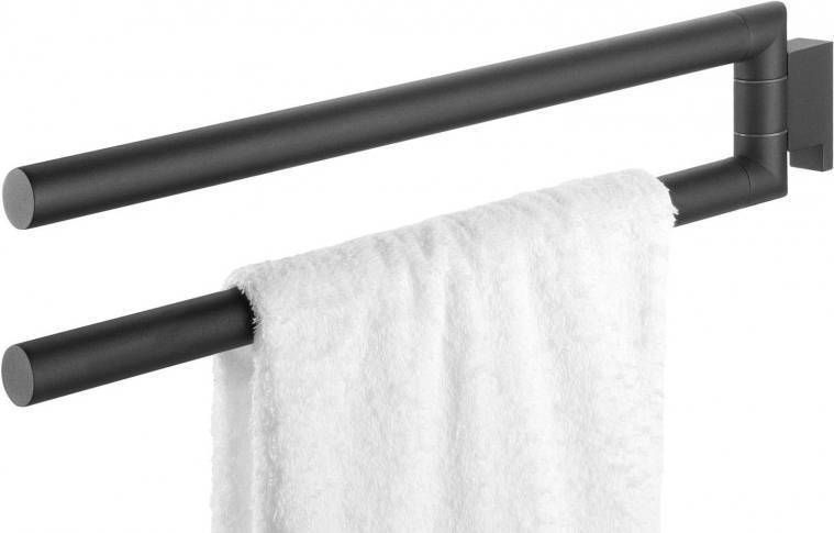 TIGER Handdoekrek 2 armig Bold Metaal Zwart online kopen