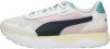 Puma Voyage Premium sneakers beige/donkerbruin/roze/lichtblauw online kopen